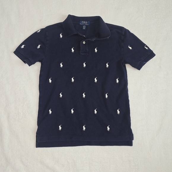 Boy's Polo Ralph Lauren Sweater, Tee, & Polo Shirt Pony Print Size Medium 10-12 - Picture 3 of 5